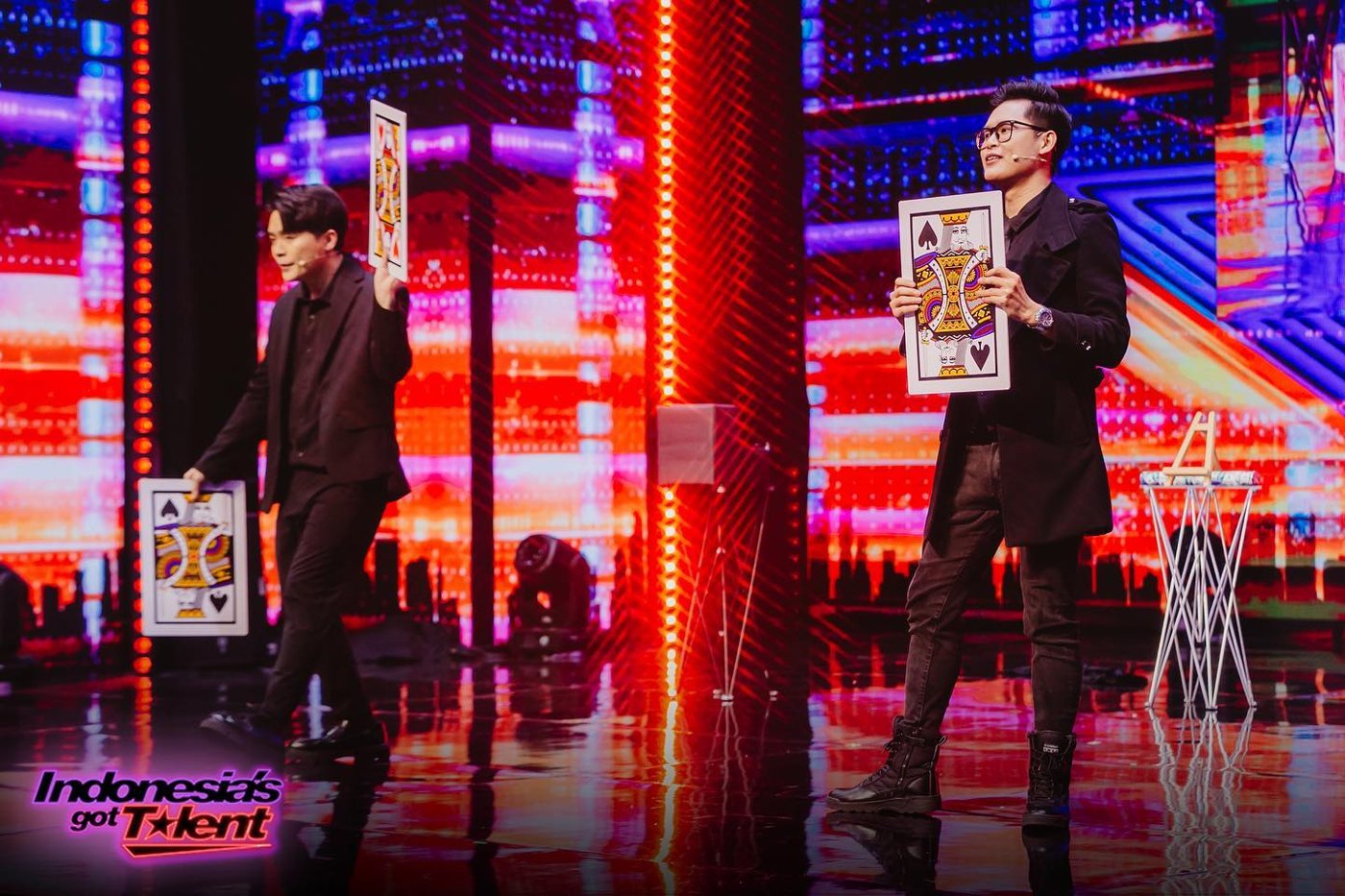 BAGUS performing on the Indonesia’s Got Talent stage